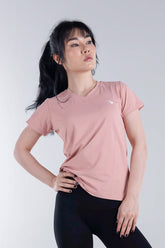 Power Femme Lilac Ladies V-Neck Tshirt